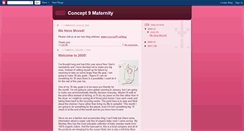 Desktop Screenshot of concept9maternity.blogspot.com