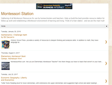 Tablet Screenshot of montessoristation.blogspot.com