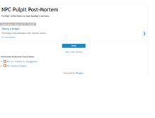 Tablet Screenshot of northminpres.blogspot.com