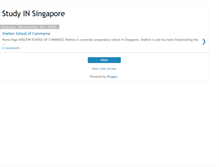 Tablet Screenshot of edu-singapore.blogspot.com