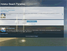 Tablet Screenshot of hoteturbeachparadise.blogspot.com