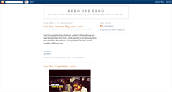 Desktop Screenshot of kero-one.blogspot.com