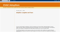 Desktop Screenshot of child-adoption.blogspot.com
