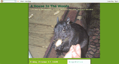 Desktop Screenshot of ahouseinthewoods.blogspot.com