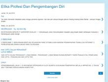 Tablet Screenshot of etikaprofesidanpengembangandiri.blogspot.com