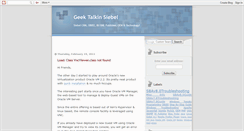 Desktop Screenshot of geektalkin.blogspot.com