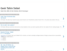 Tablet Screenshot of geektalkin.blogspot.com