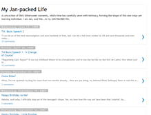 Tablet Screenshot of myjanpackedlife.blogspot.com