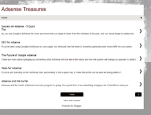 Tablet Screenshot of adsensetreasures.blogspot.com