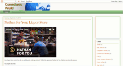 Desktop Screenshot of comediansworld.blogspot.com
