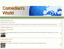 Tablet Screenshot of comediansworld.blogspot.com