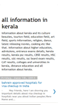 Mobile Screenshot of keralasinformation.blogspot.com