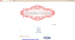 Desktop Screenshot of fuchsiadream.blogspot.com