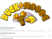 Tablet Screenshot of duckandmoose.blogspot.com