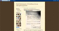 Desktop Screenshot of advogadoiniciante.blogspot.com