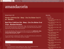 Tablet Screenshot of amandacorin.blogspot.com