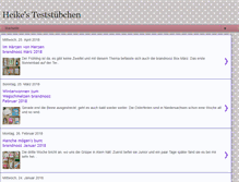 Tablet Screenshot of heikesteststuebchen.blogspot.com