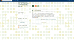 Desktop Screenshot of conlaplumacomoespadacom.blogspot.com