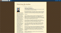 Desktop Screenshot of notesfromtheasylum.blogspot.com