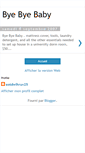 Mobile Screenshot of bye-bye-baby-923.blogspot.com