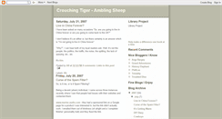 Desktop Screenshot of ambling-sheep.blogspot.com