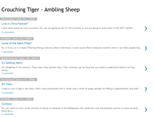 Tablet Screenshot of ambling-sheep.blogspot.com