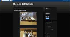 Desktop Screenshot of historiacalzado.blogspot.com