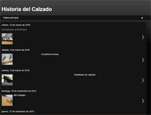 Tablet Screenshot of historiacalzado.blogspot.com