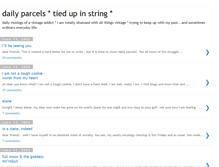 Tablet Screenshot of dailyparcels.blogspot.com