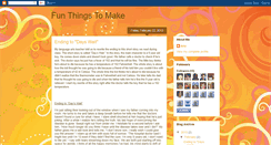 Desktop Screenshot of funthingstomake.blogspot.com