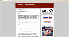 Desktop Screenshot of maryvillecollegedemocrats.blogspot.com