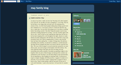 Desktop Screenshot of andrewmayfamily.blogspot.com
