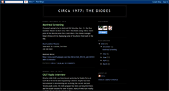 Desktop Screenshot of circa1977thediodes.blogspot.com