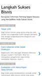 Mobile Screenshot of langkahsuksesku.blogspot.com