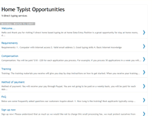 Tablet Screenshot of homebasedtyping.blogspot.com