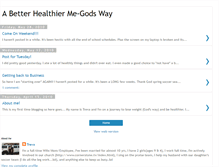 Tablet Screenshot of abetterhealthierme-godsway.blogspot.com