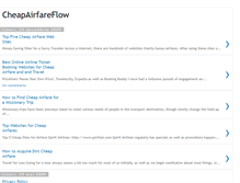 Tablet Screenshot of cheapairfareflow.blogspot.com