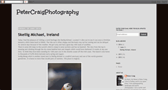 Desktop Screenshot of petercraigphotography.blogspot.com