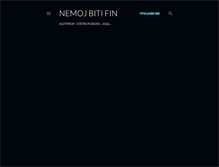 Tablet Screenshot of nemojbitifin.blogspot.com