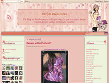 Tablet Screenshot of carlytacreaciones.blogspot.com