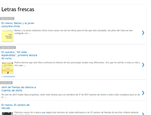 Tablet Screenshot of letrasfrescas.blogspot.com