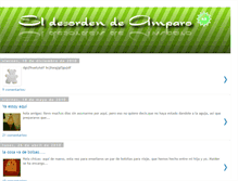 Tablet Screenshot of eldesordendeamparo.blogspot.com