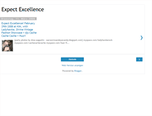 Tablet Screenshot of expectexcellence.blogspot.com