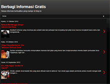 Tablet Screenshot of berbagi-informasi-gratis.blogspot.com