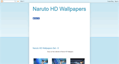 Desktop Screenshot of naruto-hd-wallpapers.blogspot.com