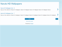 Tablet Screenshot of naruto-hd-wallpapers.blogspot.com