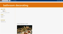 Desktop Screenshot of bathroom-decorating.blogspot.com