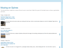 Tablet Screenshot of musingonspines.blogspot.com