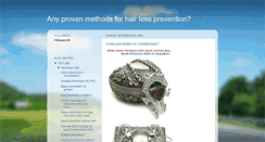Desktop Screenshot of for-hair-loss-prevention.blogspot.com