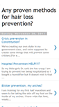 Mobile Screenshot of for-hair-loss-prevention.blogspot.com